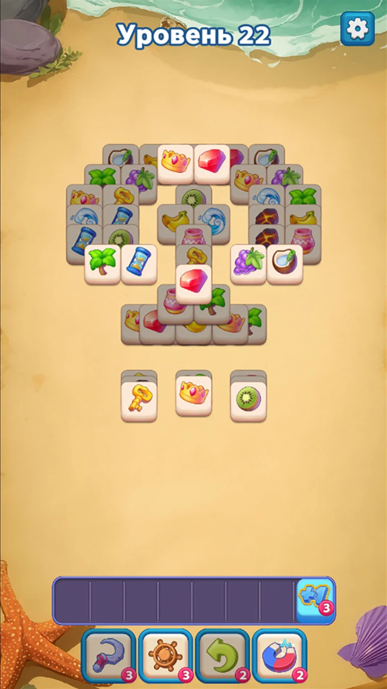 Treasure Hunters: Match3 Tiles screenshot